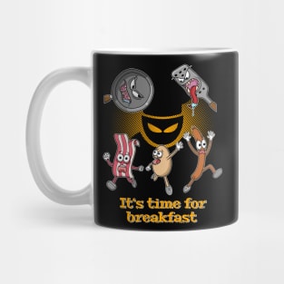 It's time for breakfast - funny horror Mug